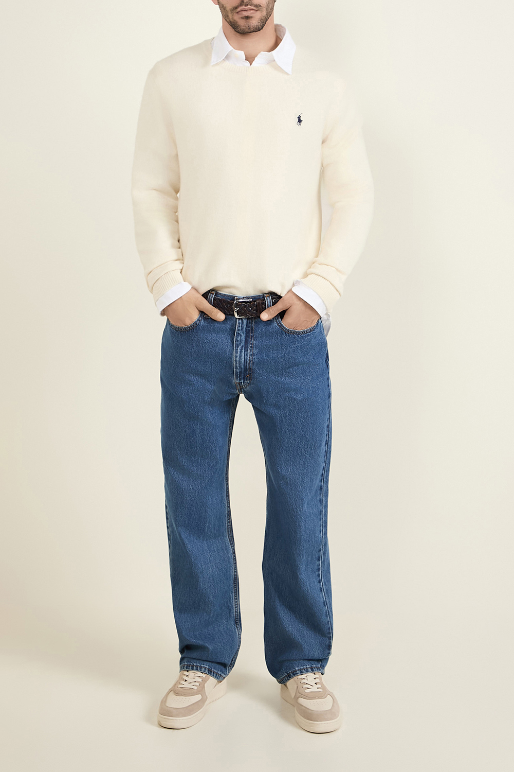 סריג מצמר וכותנה POLO RALPH LAUREN